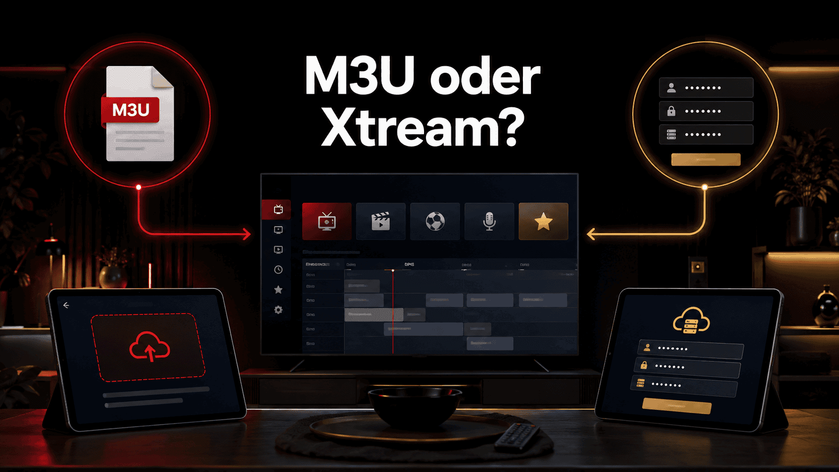 M3U und Xtream Codes auf Android TV sicher einrichten