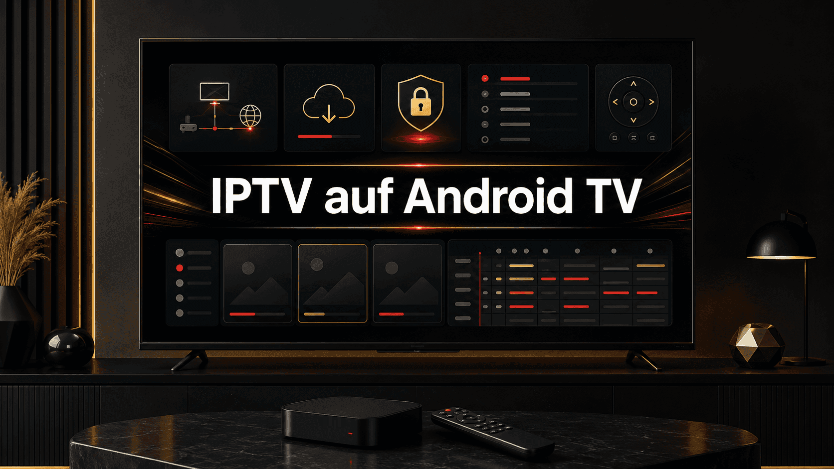 IPTV auf Android TV einrichten mit Player M3U Xtream Codes und EPG