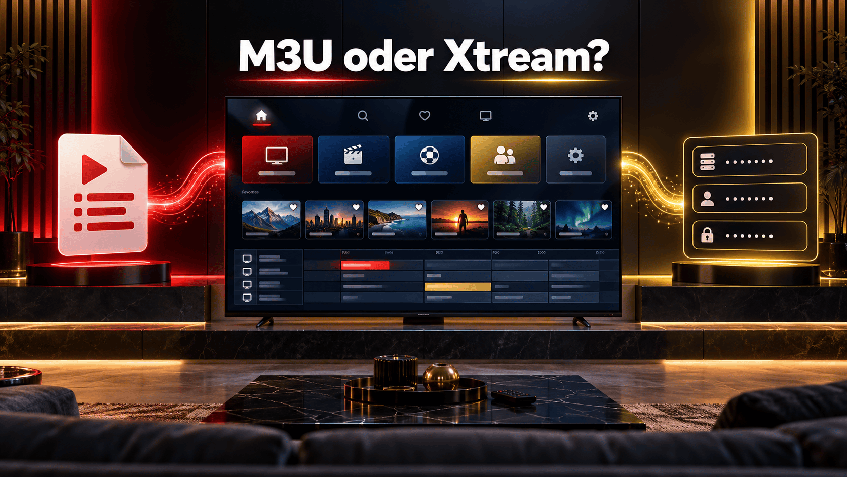M3U und Xtream Codes auf Samsung TV sicher einrichten