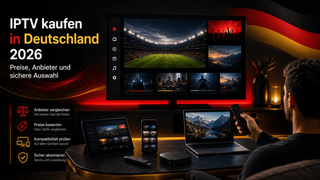 IPTV kaufen Deutschland und Anbieter für verschiedene Geräte vergleichen