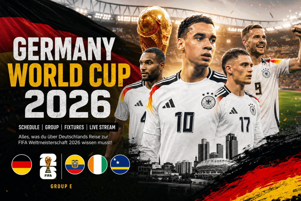 Deutschland WM 2026: Spielplan, Gruppe, Termine und live schauen