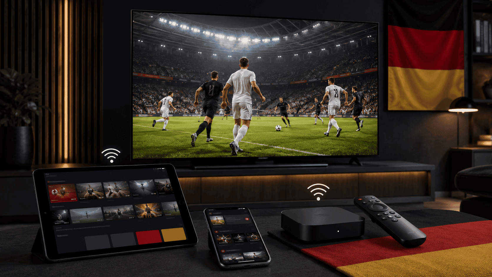 IPTV Player für Bundesliga auf Smart TV und Fire TV vergleichen