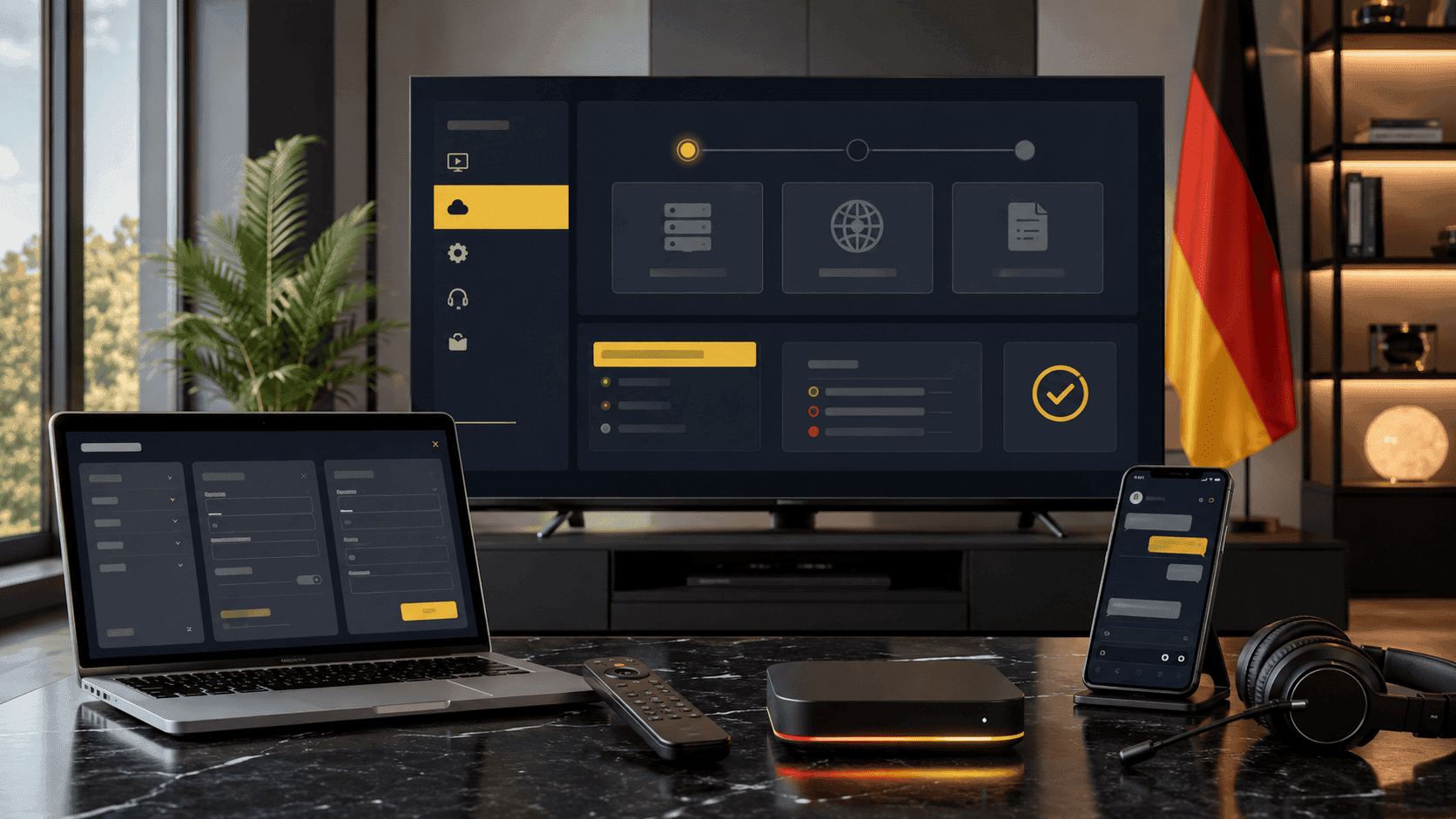 Germany IPTV Support bei Einrichtung und Geräte-Konfiguration