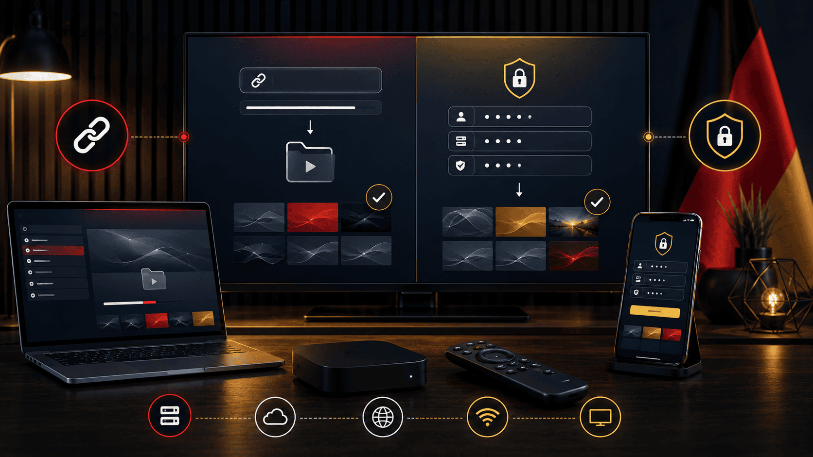 M3U oder Xtream Codes im IPTV Vergleich auf Smart TV und Smartphone
