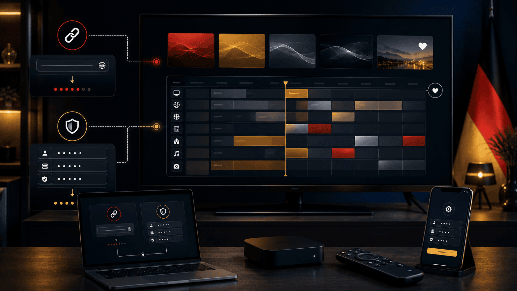 M3U oder Xtream Codes EPG Kategorien und Favoriten im Praxistest