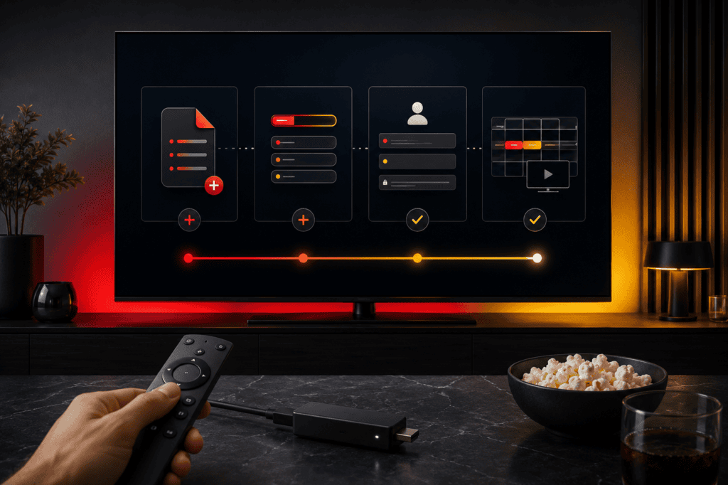 Smart IPTV auf Firestick mit M3U Xtream Codes und EPG einrichten