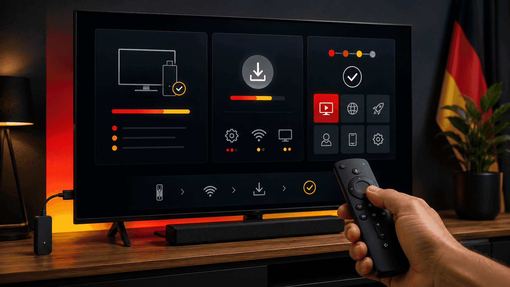 Smart IPTV App auf Amazon Fire TV Stick sicher installieren